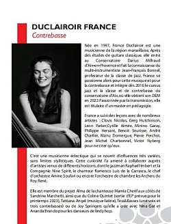 Présentation France DUCLAIROIR