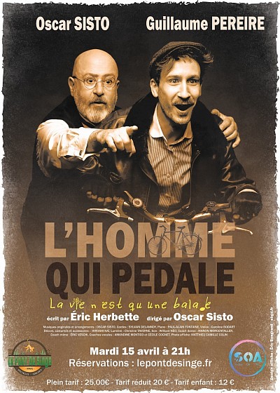 L'homme qui pédale !