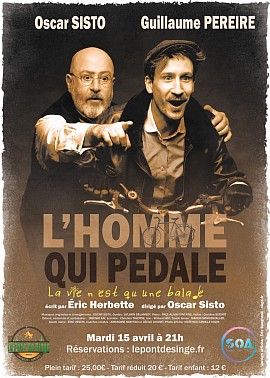 L'homme qui pédale !